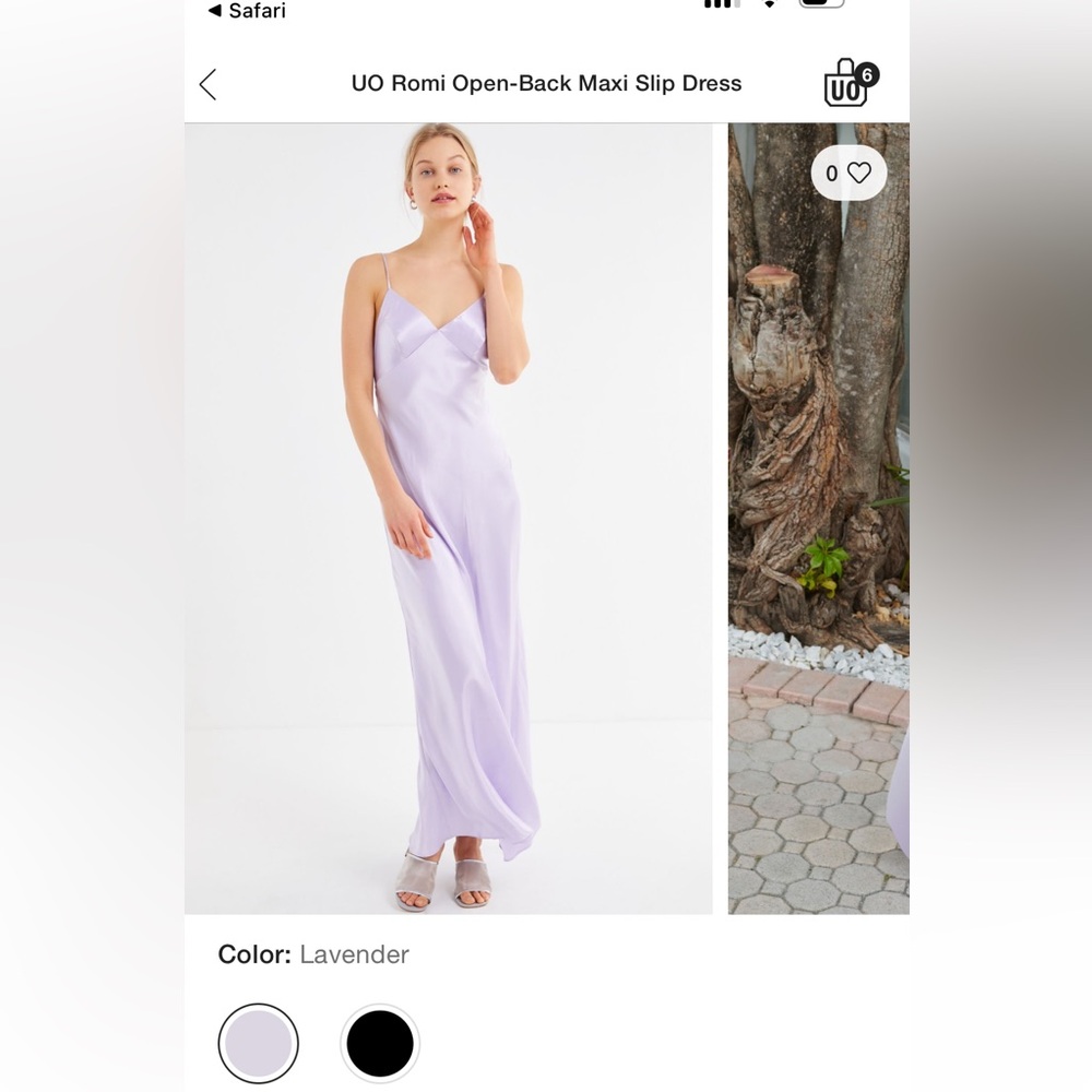 Urban Outfitters Lavender Maxi Dress